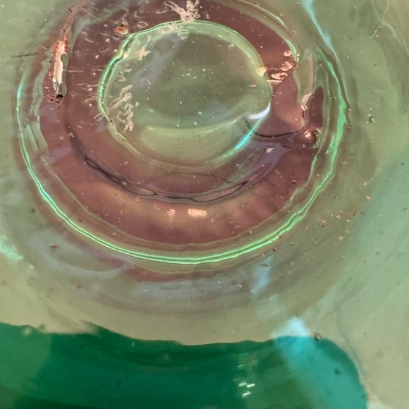 Distinctive elegant epergne Glass Vase and Bowl Set - Picture 9 of 9